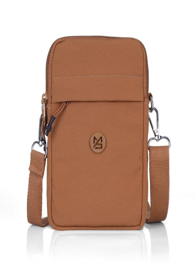 حقيبة كروس صغيرة للنساء من BAG IN مع جيب قابل للفصل - حقيبة كتف متعددة الألوان للسفر، حقيبة هاتف خفيفة الوزن مع حزام قابل للتعديل (برتقالي) - Image 2